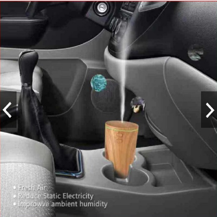 MÁY KHUẾCH TÁN TINH DẦU cao cấp chuyên dụng cho xe ô tô và Gia đình - Máy phun sương công nghệ siêu âm, Đèn LED 7 màu tùy chọn