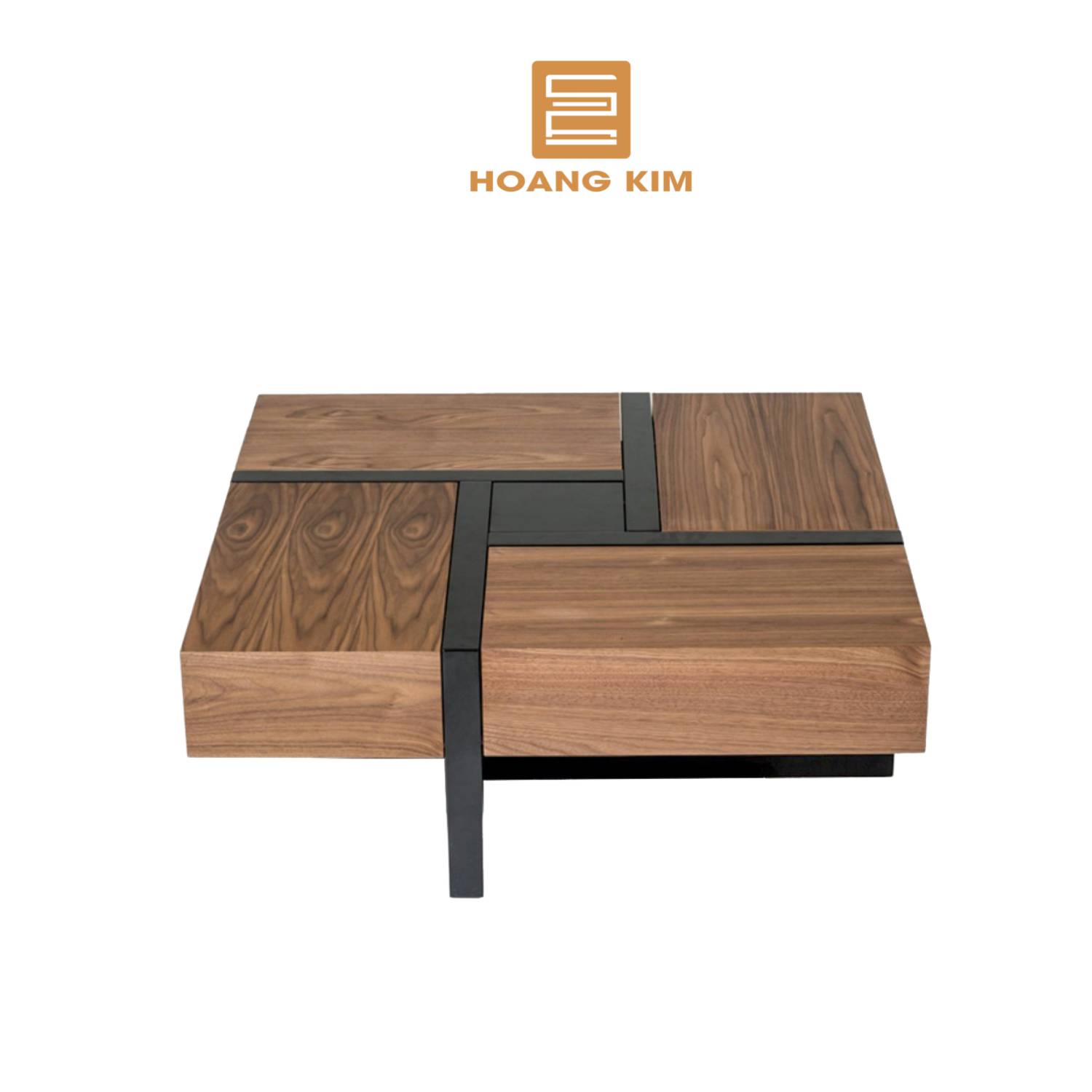 Bàn trà gỗ thông mình Decor Hoàng Kim, bàn gỗ cao cấp thiết kế Bắc Âu hiện đại