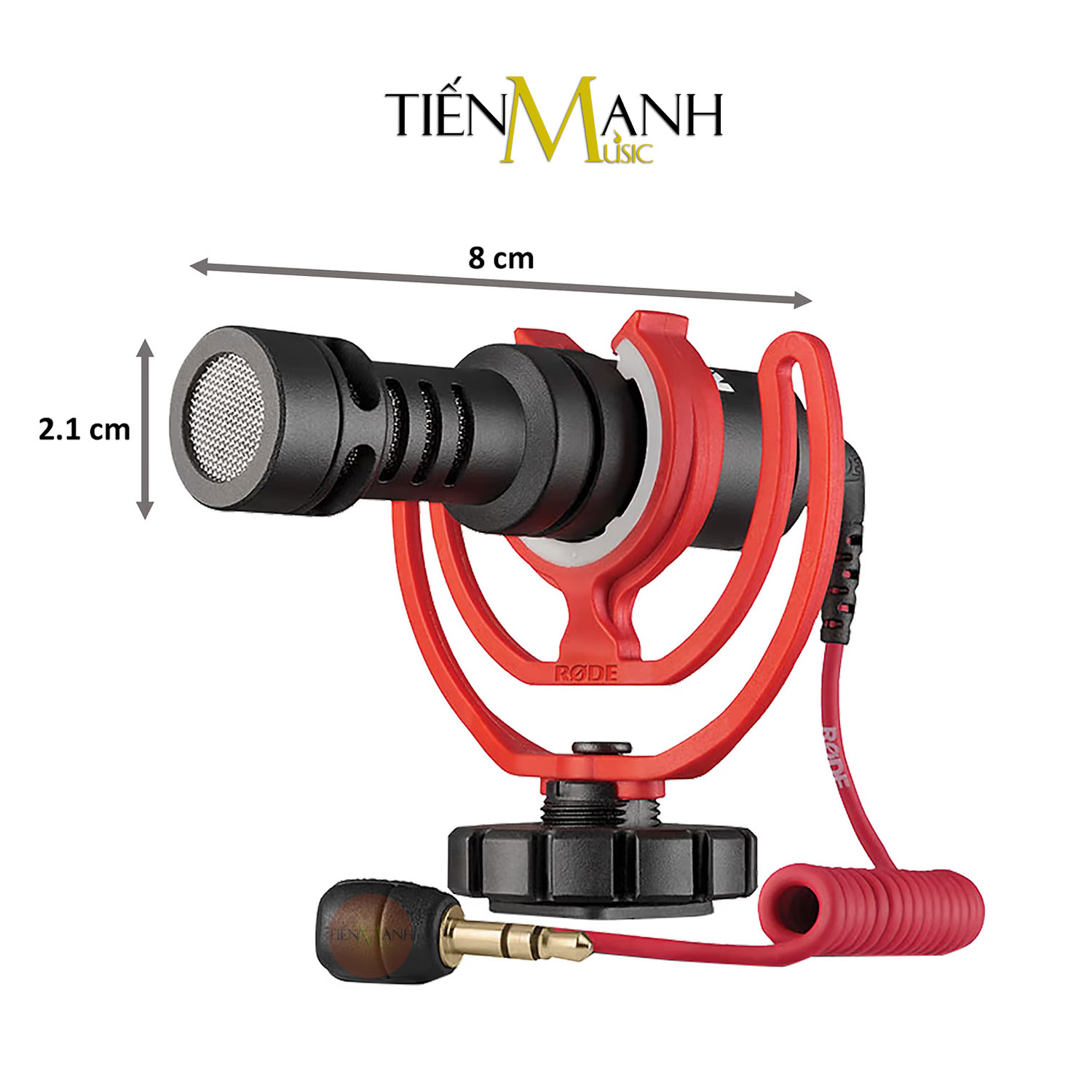 Micro Rode VideoMicro Dùng Cho Máy Ảnh, Máy Quay Phim Mic Thu Âm Video Micro On Camera Microphone Hàng Chính Hãng - Kèm Móng Gẩy DreamMaker