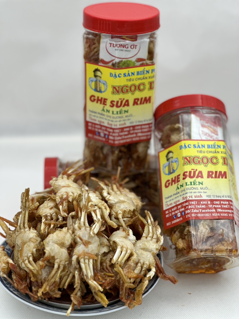 Đặc sản Phan Thiết - Ghẹ Sữa Rim Gói  100 Gram Đã Chế Biến Ăn Liền Ngon Ơi Là Ngon Của. Hạn Sử Dụng 12 Tháng Kể Từ Ngày Đặt Hàng - OCOP 4 Sao