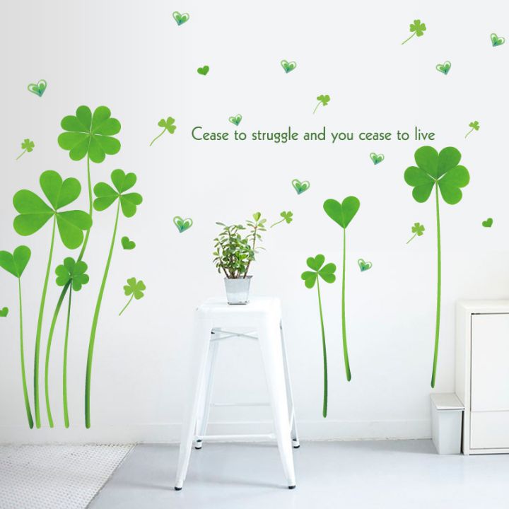 Decal dán tường Cỏ bốn lá 2 AmyShop DH072 (122 x 186 cm)