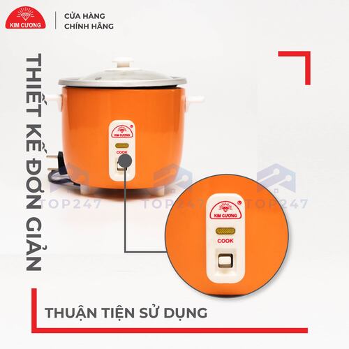 Nồi Cơm Điện Kim Cương 0.3 Lít - Mini, Nắp Rời