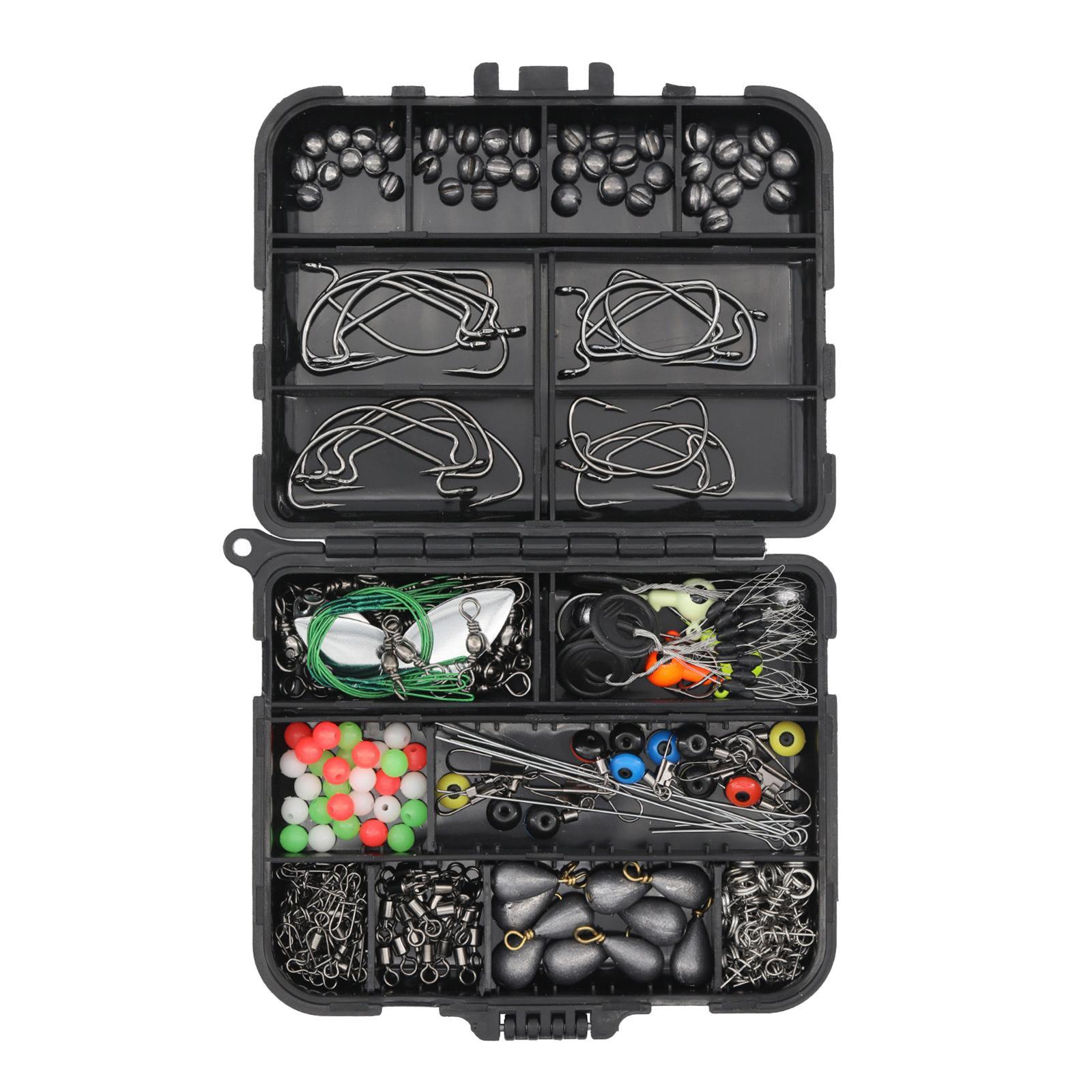Fishing Tackle Accessories Kit 246x Fishing Gear Tackle Box with Tackle Kit
