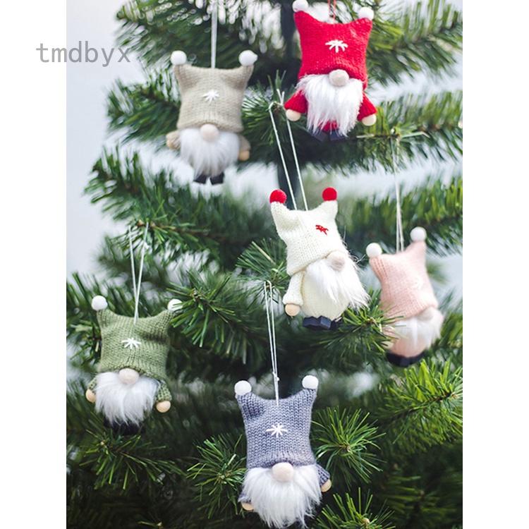 Tmdbyx Búp bê nhồi bông trang trí Giáng Sinh dễ thương