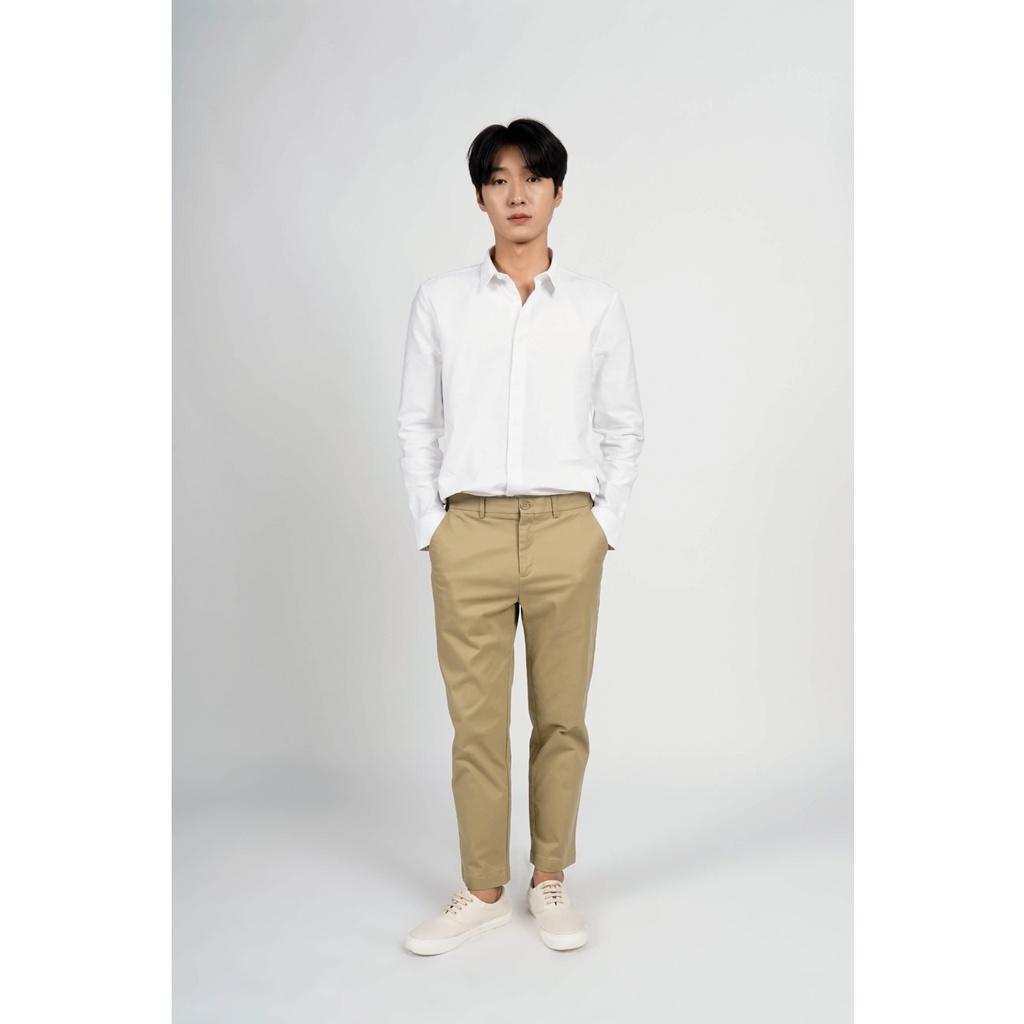 Áo sơ mi nam tay dài vải oxford 4 màu - 10F21SHL002C | LASTORE MENSWEAR