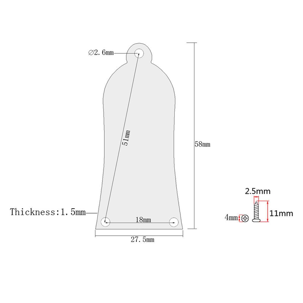 Exquisite Electric Guitar Alloy   Rod Cover Musical Instrument Parts