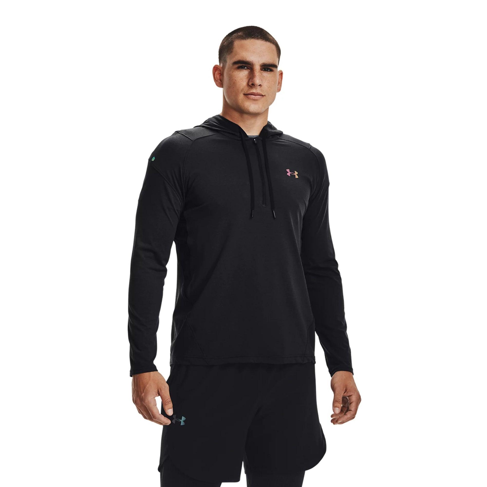 Áo khoác hoodie tay dài có nón thể thao nam Under Armour RUSH 1/2 Zip - 1361507-001