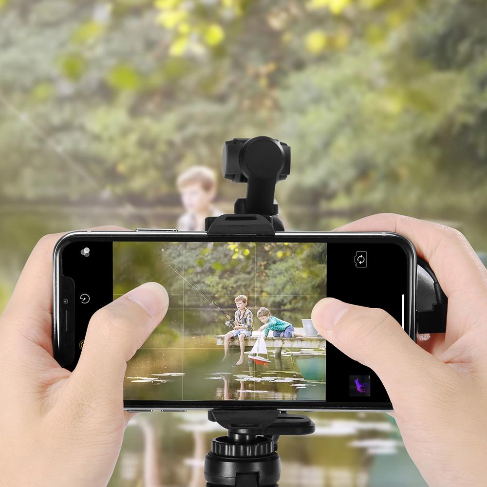 Giá đỡ kẹp điện thoại di động với chân máy mini có thể mở rộng