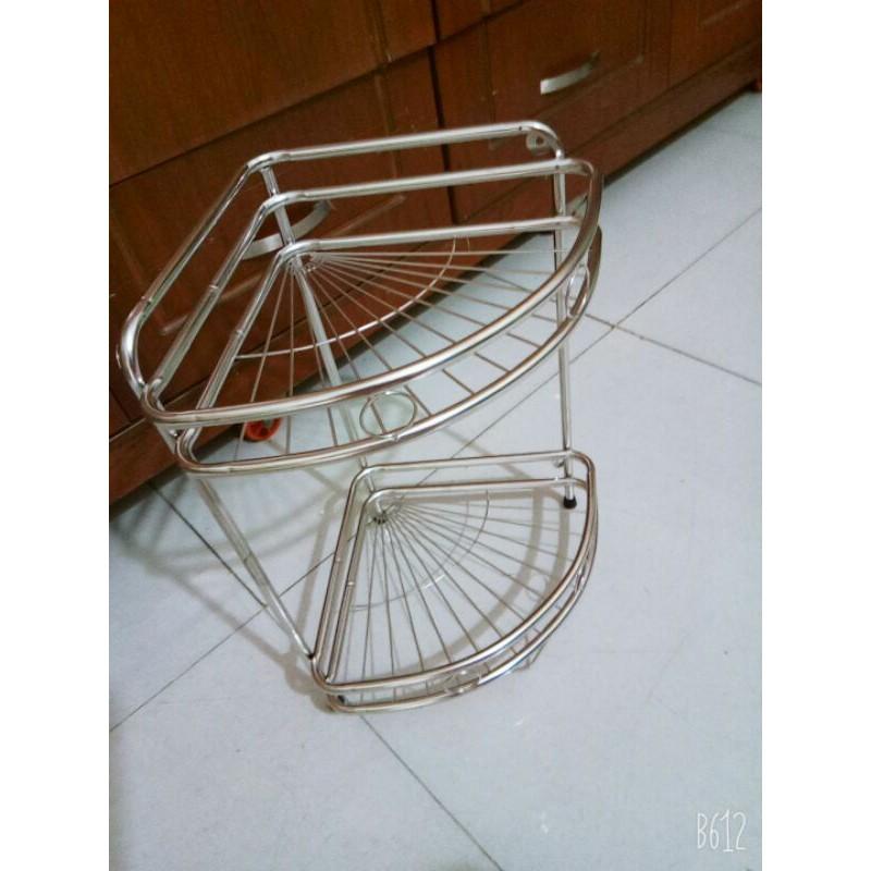 Kệ góc đứng nhà tắm Inox