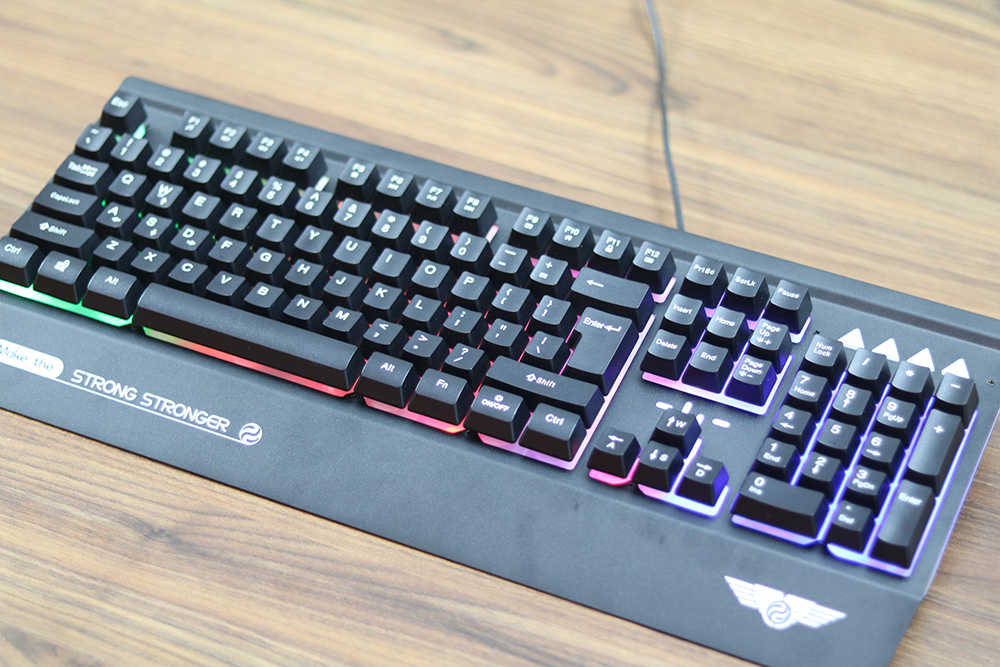 Bàn phím có dây USB giả cơ Newmen GM818 - Mix Led - Hàng Chính Hãng