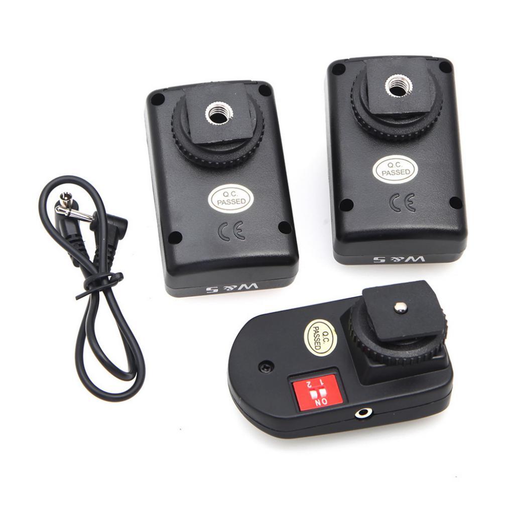 PT-04GY Wireless 4 -Channels Flash Trigger Receiver With 2 Receiver For DSLR Camera