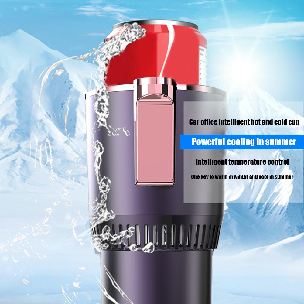 12V Thông Minh 2 Trong 1 Xe Ô Tô Đựng Ly Mát Nóng Cho Thức Uống Đồ Uống Có Thể Cho Bé Với Nhiệt Độ Kỹ Thuật Số màn Hình Hiển Thị