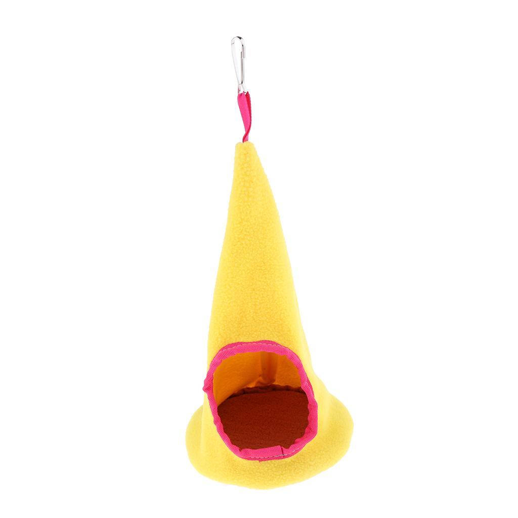 Santa Hat-Shaped Hamster Little Pet Chinchilla Squirrel Swing Hammock Sleeping Bag Hanging Nest