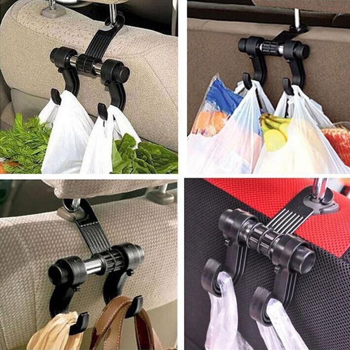 Móc Treo Đồ Sau Ghế Ô Tô Tiện Dụng - Mẫu 2 Móc