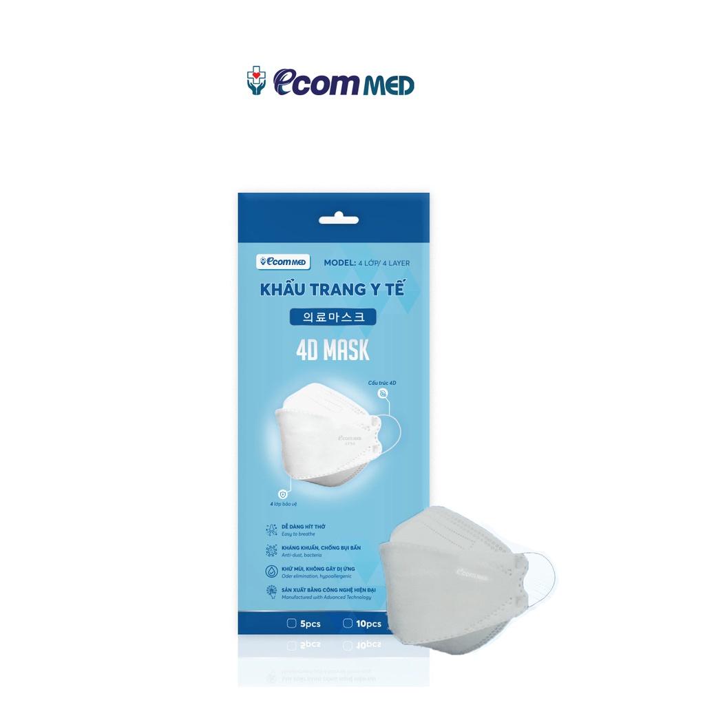 Thùng 500 Khẩu Trang KF94 EcomMed - Đạt Chuẩn FDA Hoa Kỳ