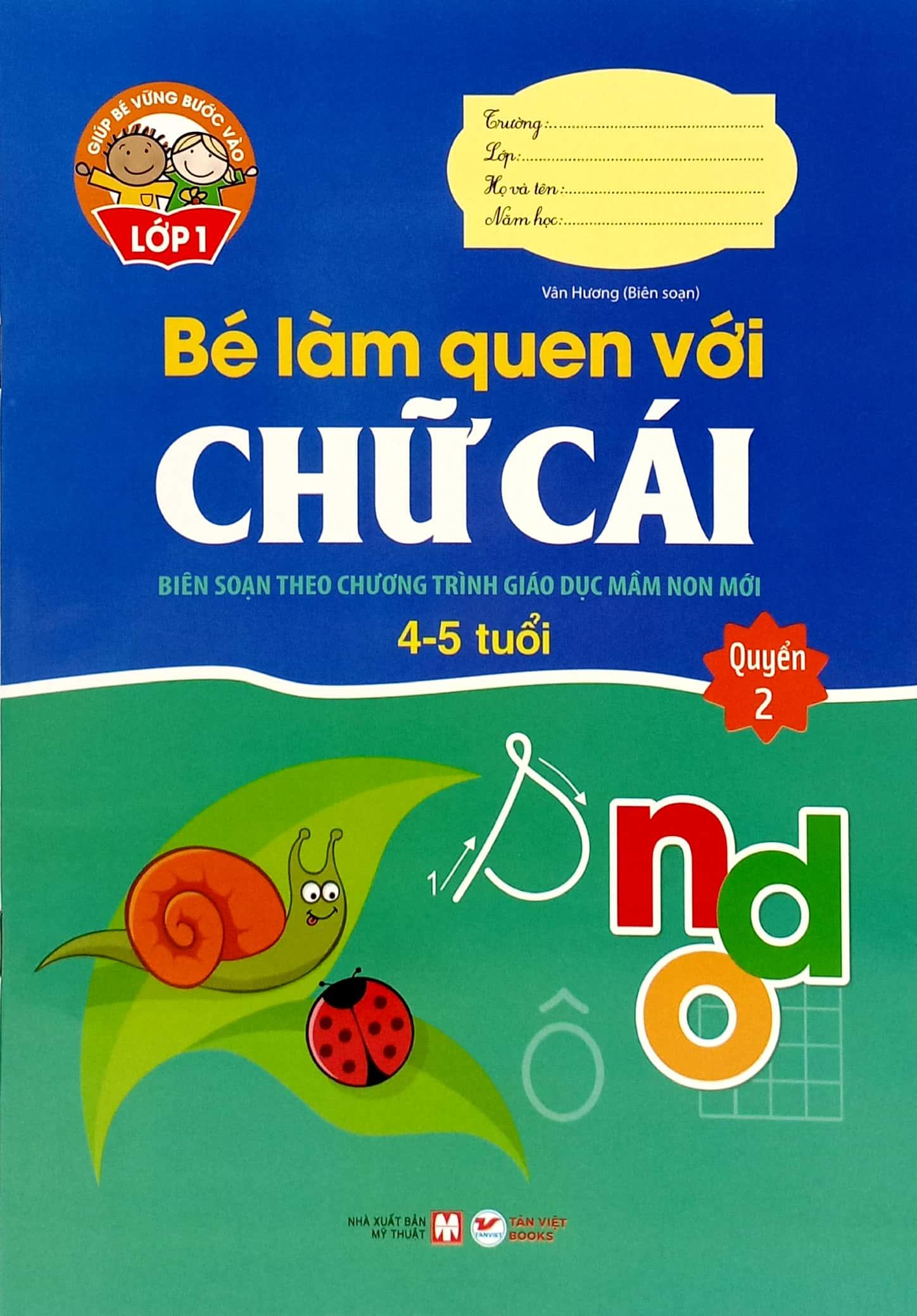 Bộ Sách Giúp Bé Vào Lớp 1 - Biên Soạn Theo Chương Trình Giáo Dục Mầm Non Mới (Dành Cho Bé Từ 4 - 6 Tuổi) (Bộ 8 Cuốn)