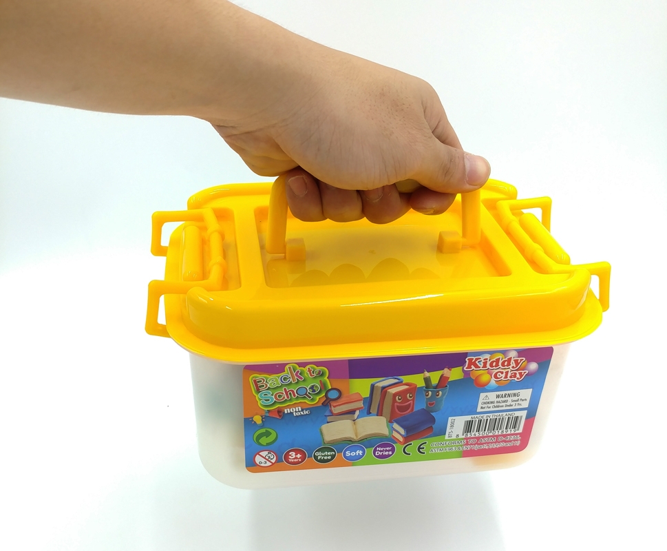 Đất Nặn Kiddy Clay 12 Màu 1000g + Bộ Dụng Cụ BTS18002