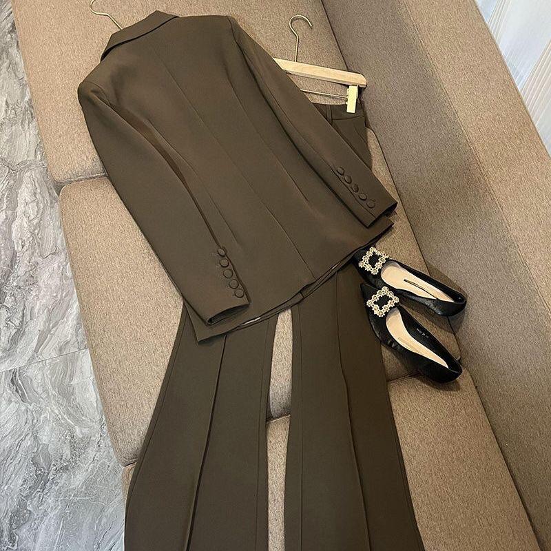 Set Đồ Áo Blazer Nữ +quần ống suông phong cách hàn quốc mẫu mới chất đẹp mã SZ01G