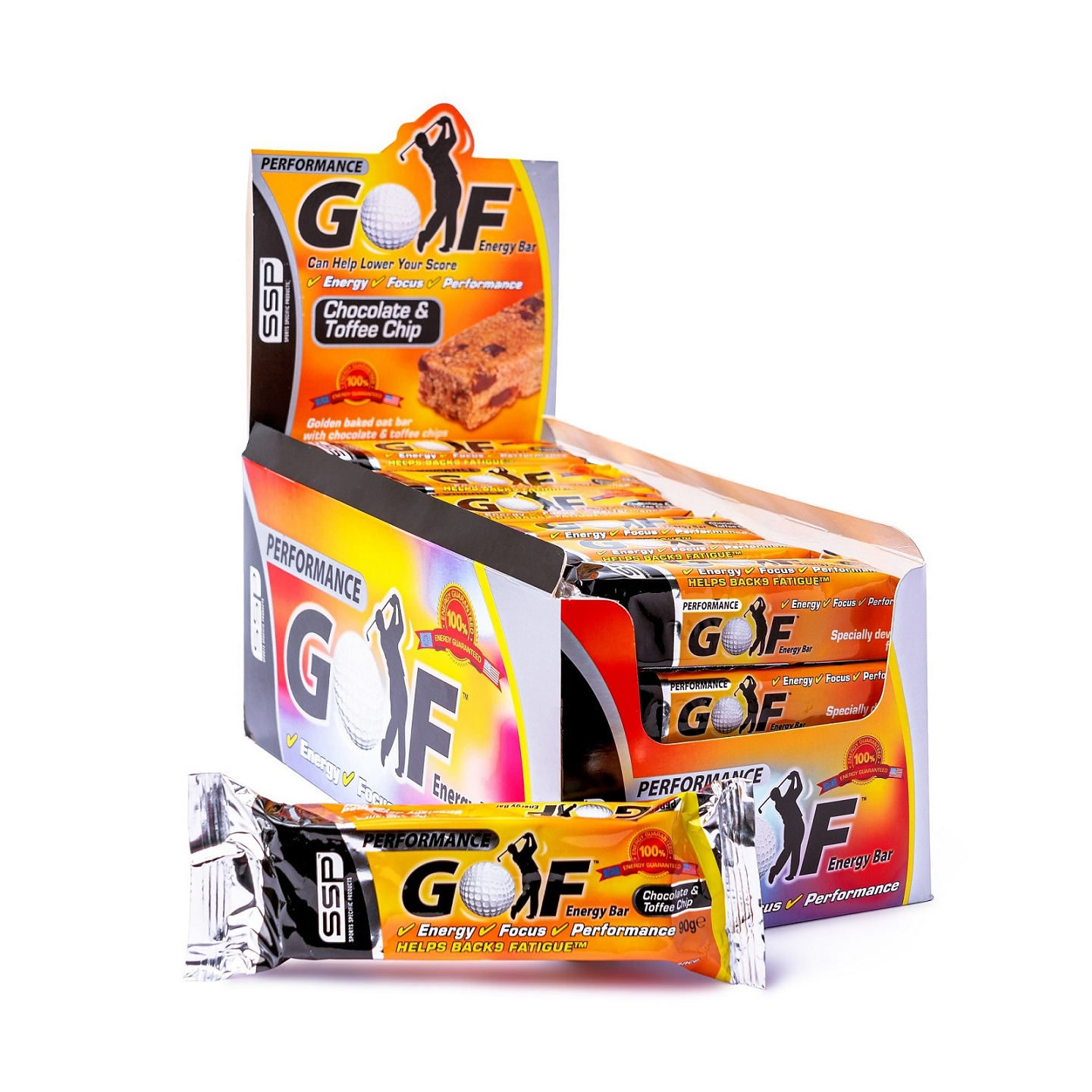 Hộp 24 Thanh năng lượng SSP Performance Golf vị Chocolate & Toffee Chip