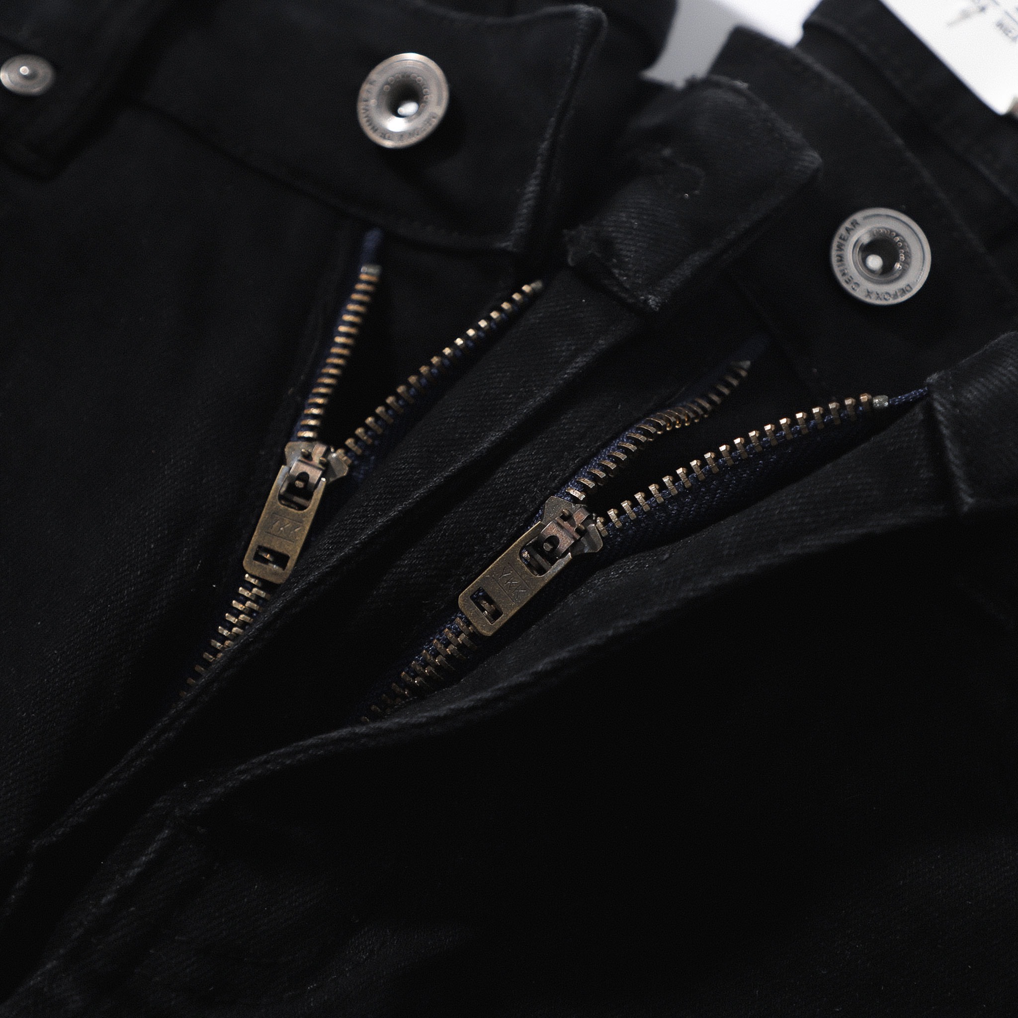 Quần jean đen wash cào rách gối DF form slimfit - Quần jeans nam cao cấp 220631 | LASTORE MENSWEAR