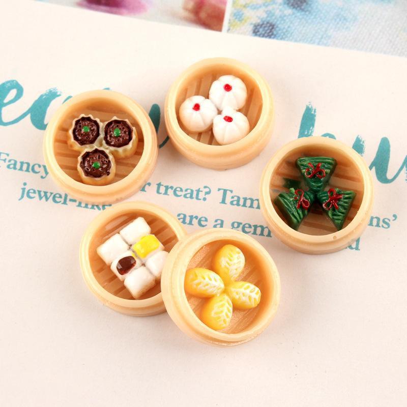 Charm slime- Dimsum/ trang trí điện thoại/ decor ốp lưng quà tặng trang trí