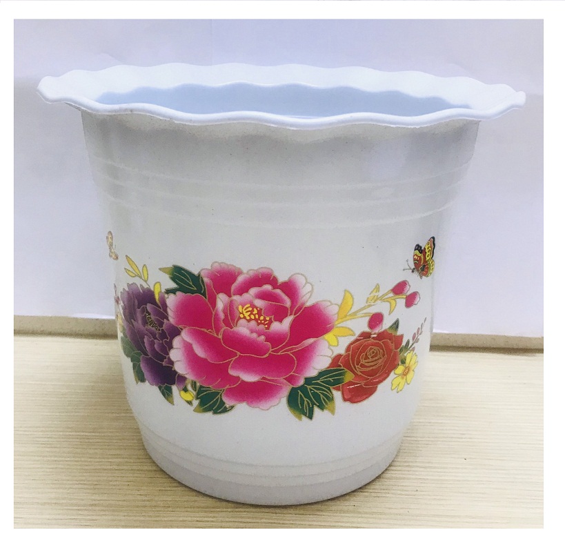 2 Chậu Nhựa Trồng Hoa,Cây Cảnh Hình Tròn BB 260x230 CN