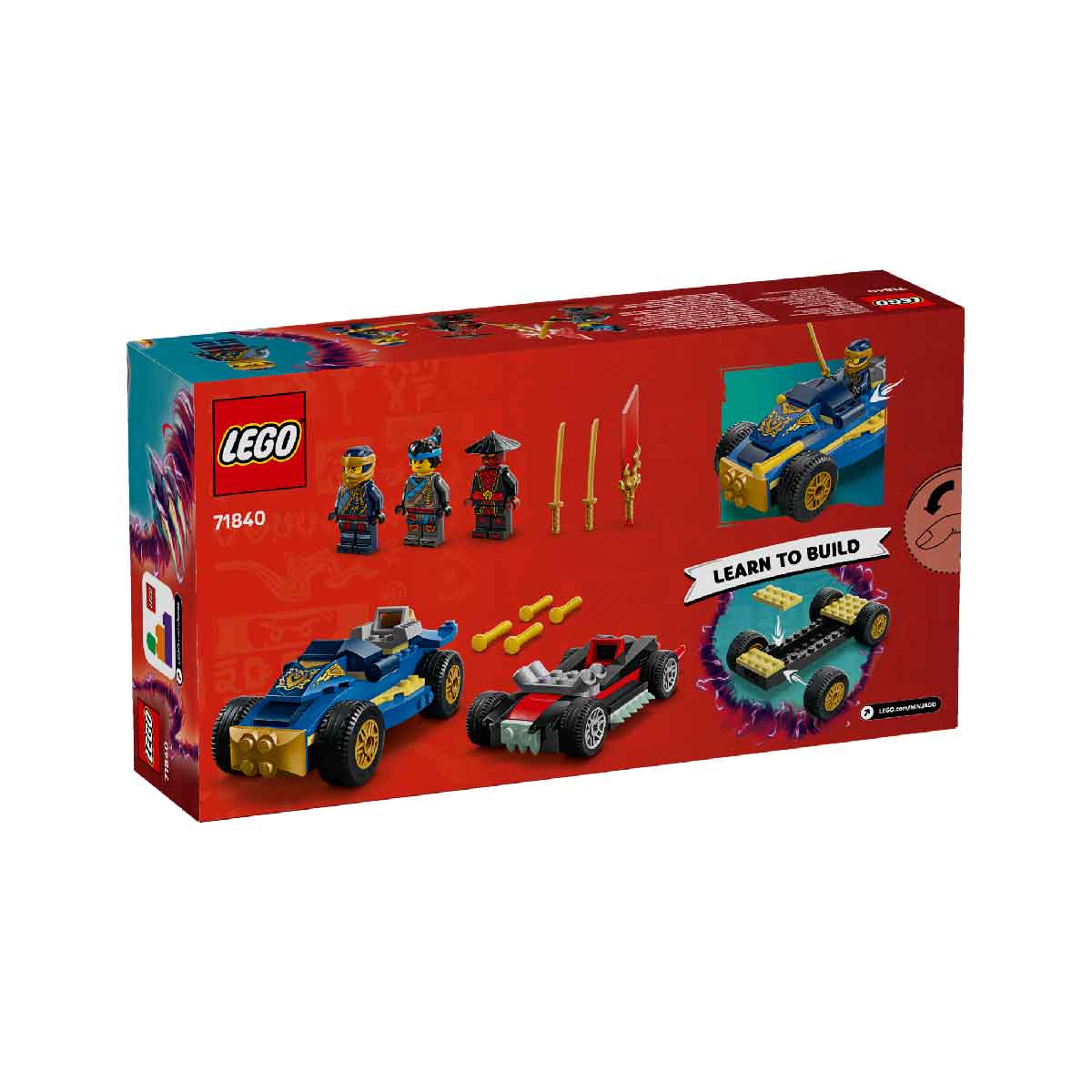 Đồ Chơi Lắp Ráp Rogue Vs. Drix: Trận Chiến Siêu Xe LEGO NINJAGO 71840 (111 chi tiết)