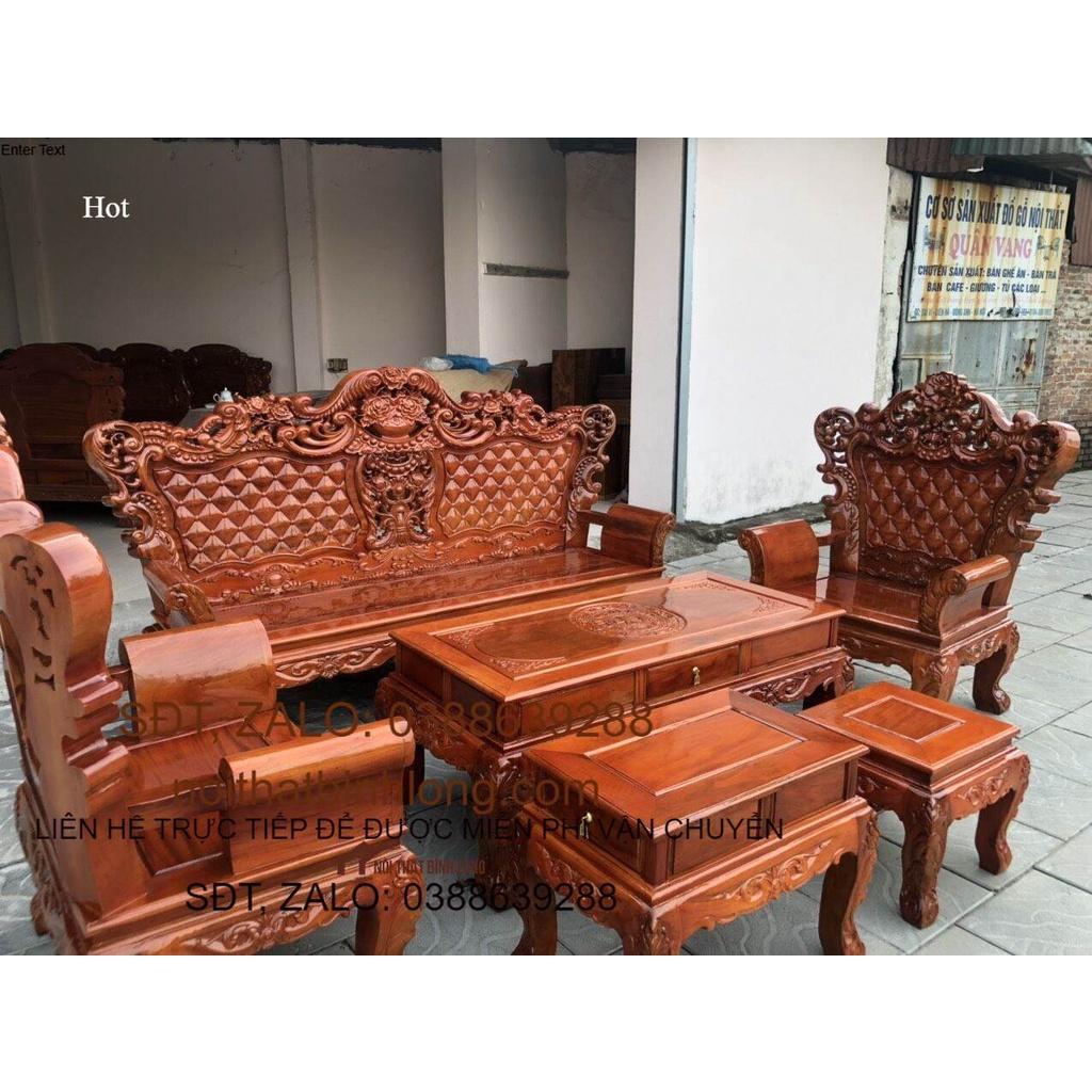 Bộ bàn ghế hoàng gia phong cách của ngôi nhà - Đồ Gỗ Bình Long 0388639288