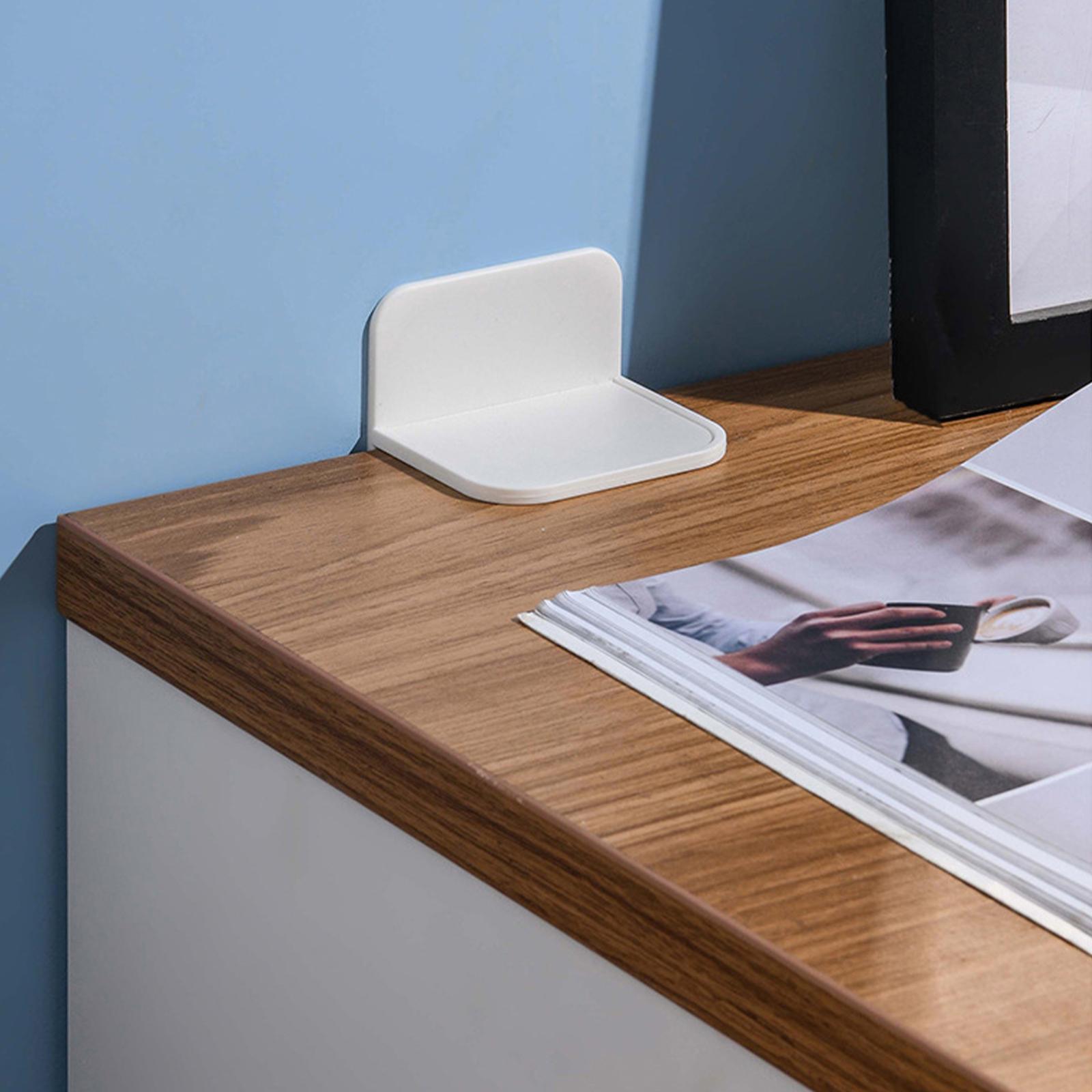 2 Pieces Adhesive Furniture Wall Anchors Baby Anti Tip Furniture Wall Anchors for Heavy Furniture