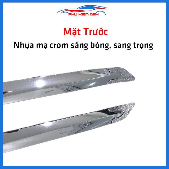 Bộ ốp nẹp sườn Morning 2012-2013-2014-2015-2016-2017-2018-2019-2020-2021-2022 mạ crom trang trí làm đẹp xe