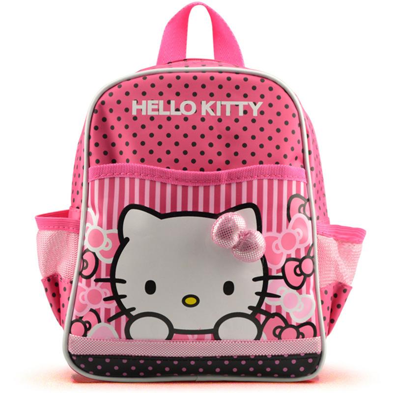 Sanrio Hello Kitty Học Học Sinh Mẫu Bé Gái Ba Lô Hoạt Hình Túi Xách