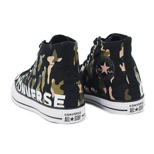 Giày sneakers Converse Camo vải canvas chính hãng full box Chuck Taylor All Star Wordmark - 166232C