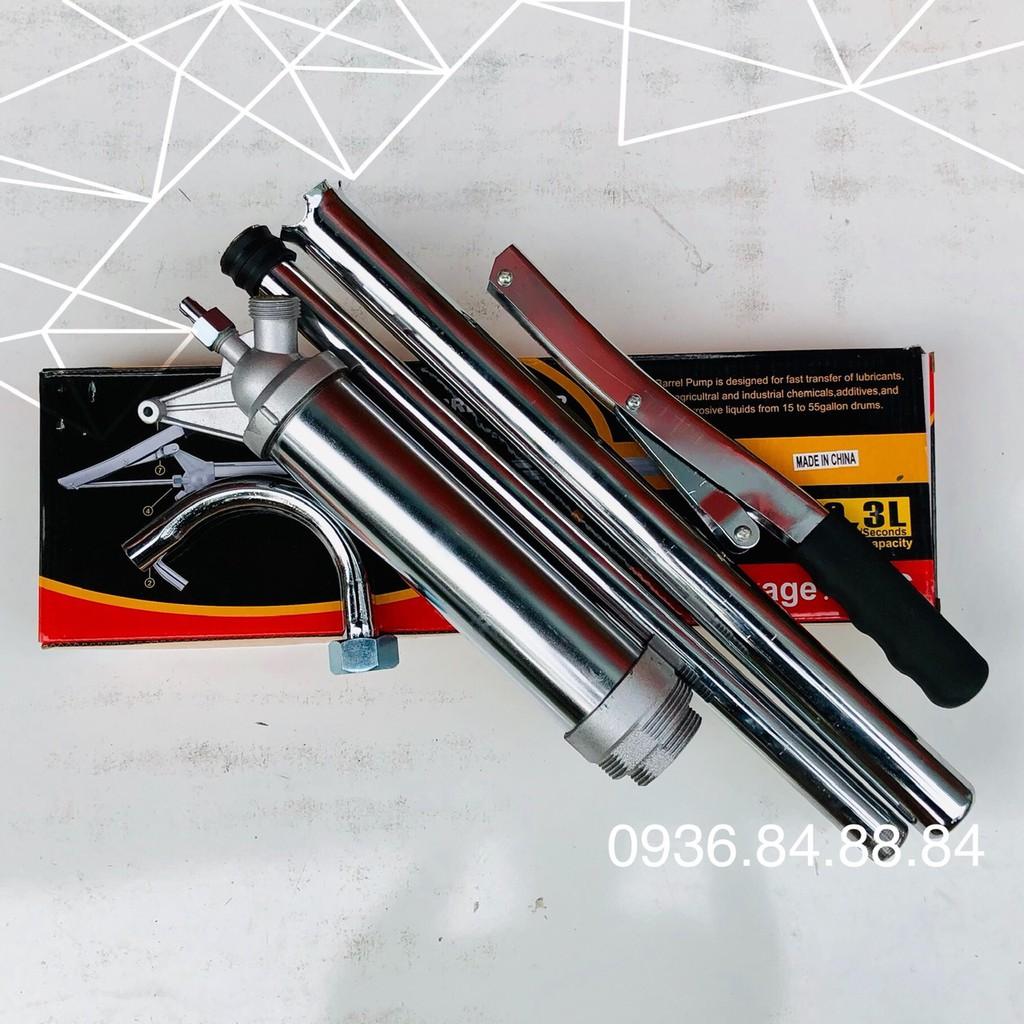 Bơm tay thùng phuy bằng Inox bơm dầu tay Inox - diezen - dầu hỏa - xăng - hóa chất - dầu động cơ