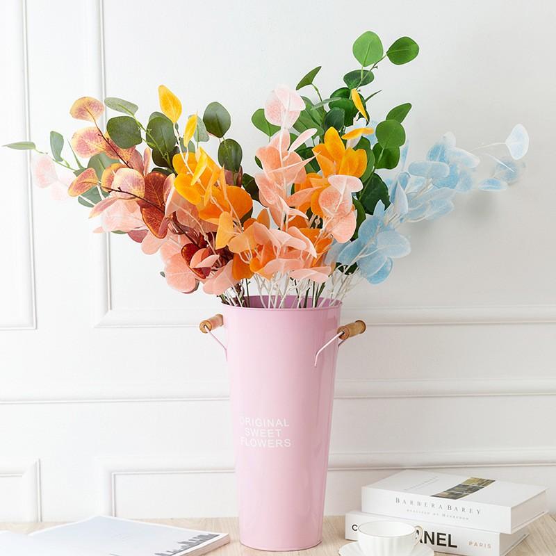 Cành lá táo cực lớn cao 84cm, cắm chiêm điểm, trang trí - Hoa giả lụa