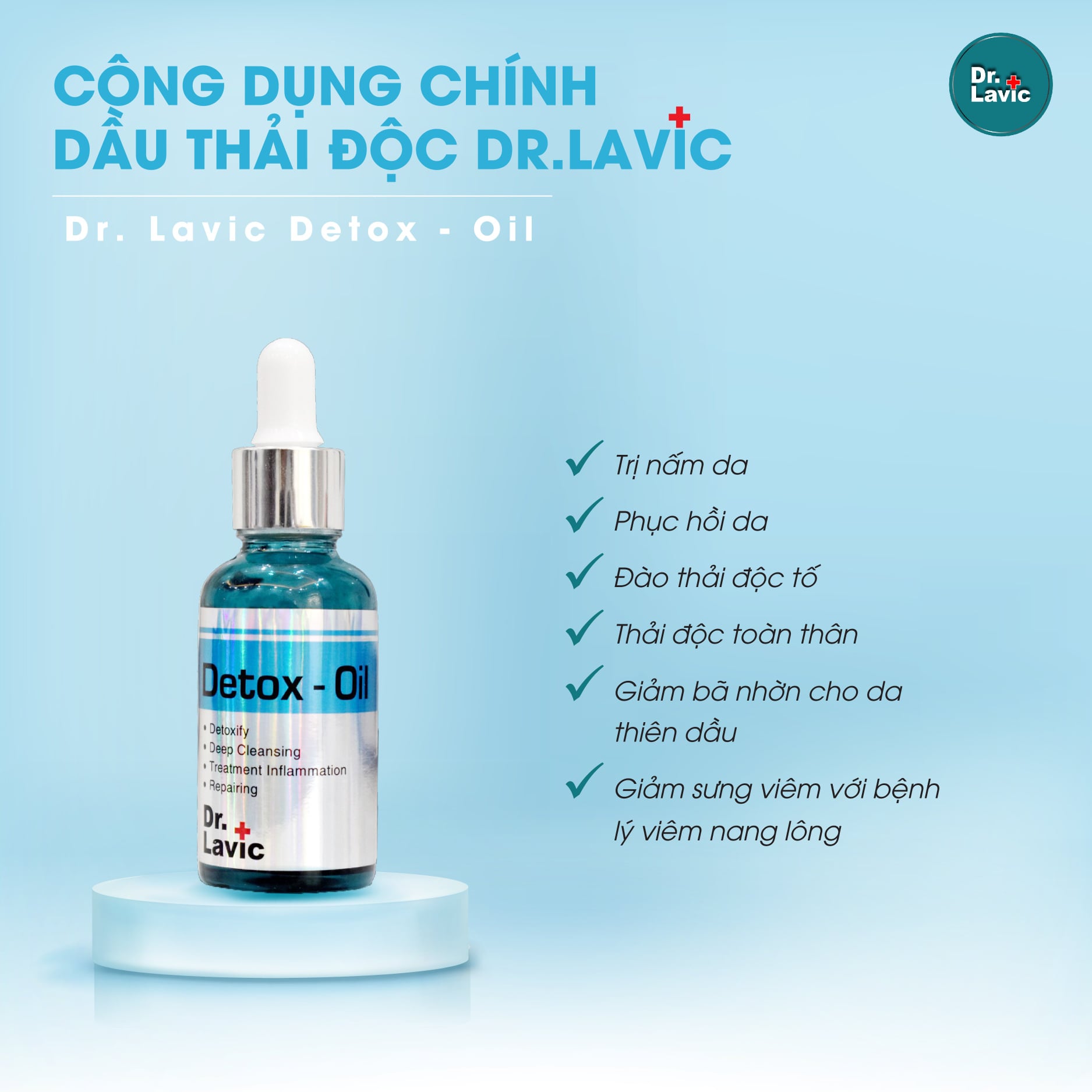 DẦU THẢI ĐỘC DR.LAVIC - Dr.Lavic detox-oil