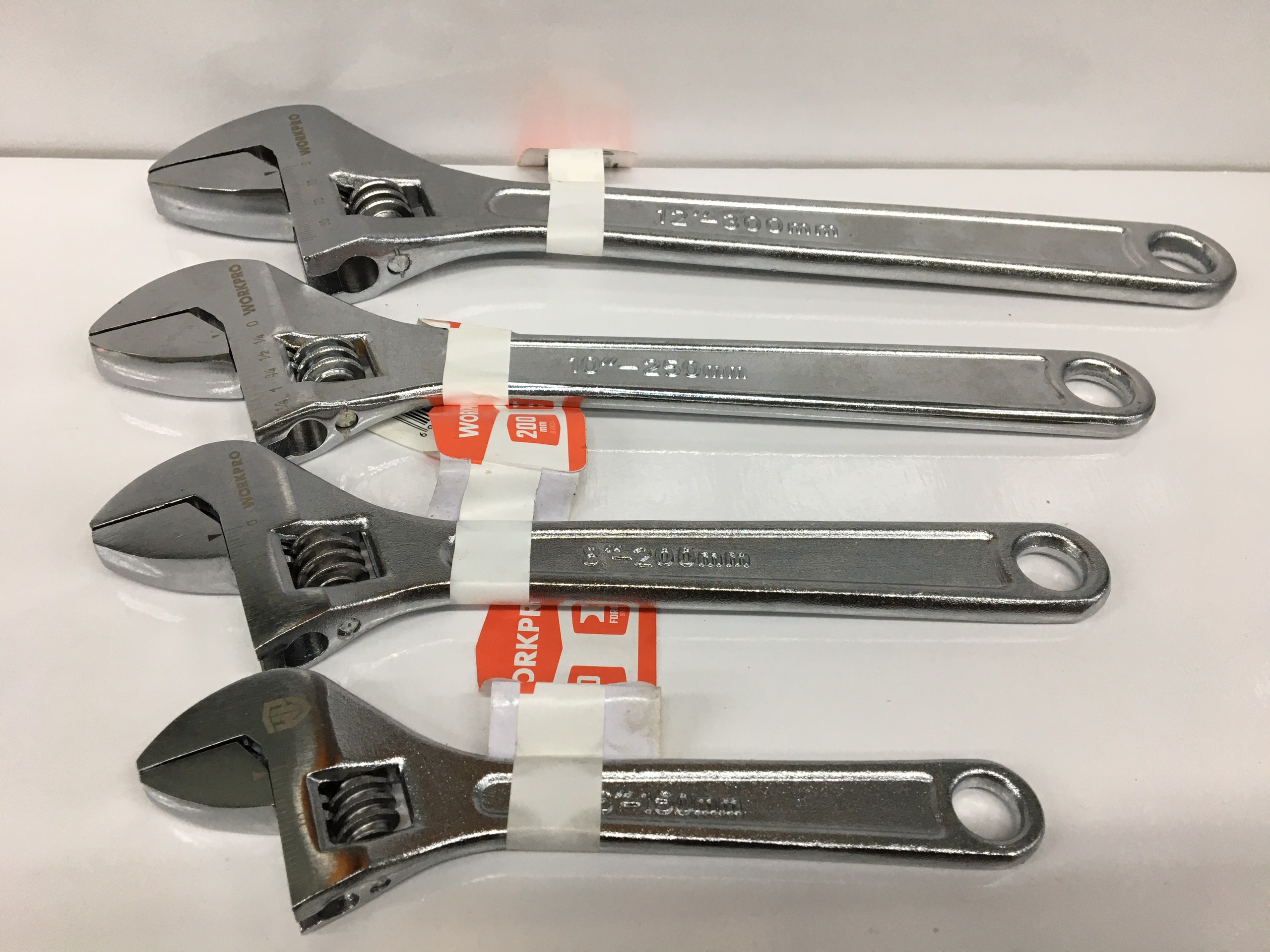 Mỏ lết Forged Steel 6 inch, 8 inch, 10 inch, 12 inch, cờ lê điều chỉnh được kích thước 150mm/200mm/250mm/300mm