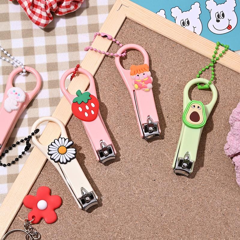 Bấm cắt móng tay hình dễ thương có móc khóa treo chìa khóa,