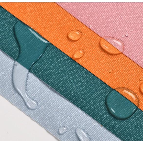 10m Giấy dán tường màu hồng trơn vân nổi - 10m decal dán tường màu hồng vân nổi có keo sẵn