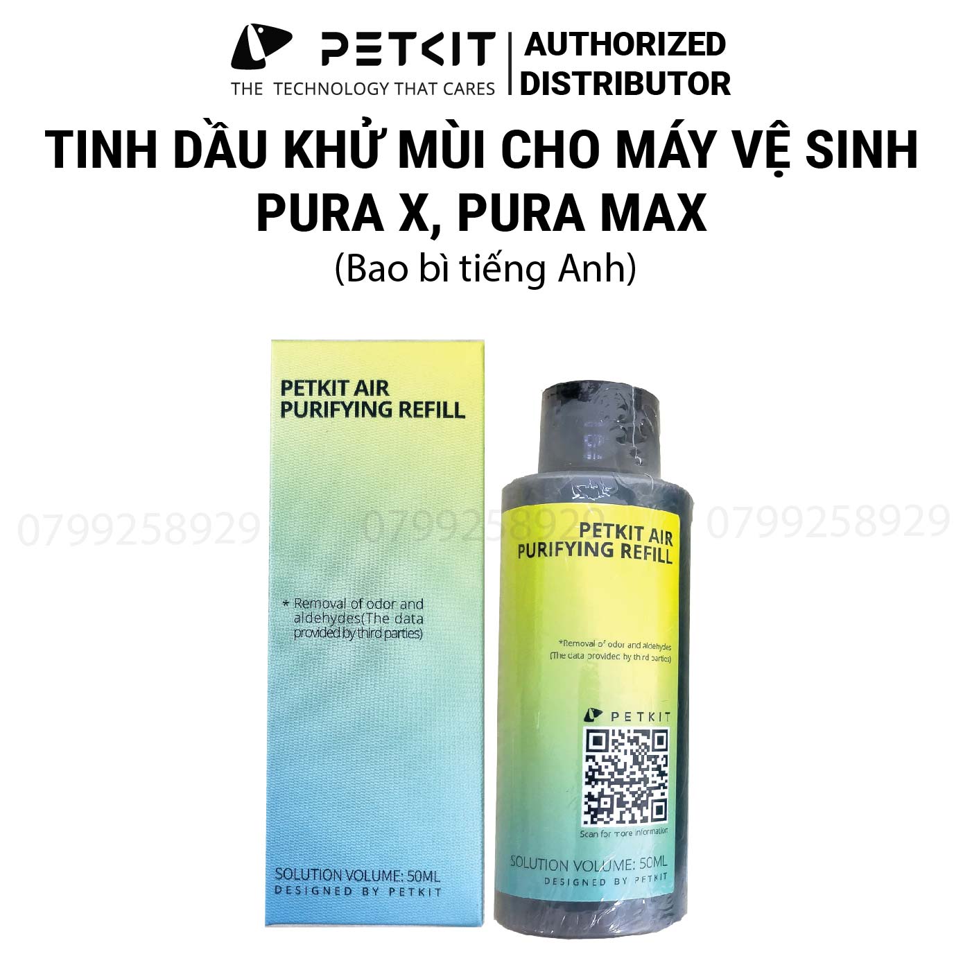 COMBO 2 Chai Tinh Dầu Dùng Cho Máy Vệ Sinh Tự Động Cho Mèo Petkit Pura Max