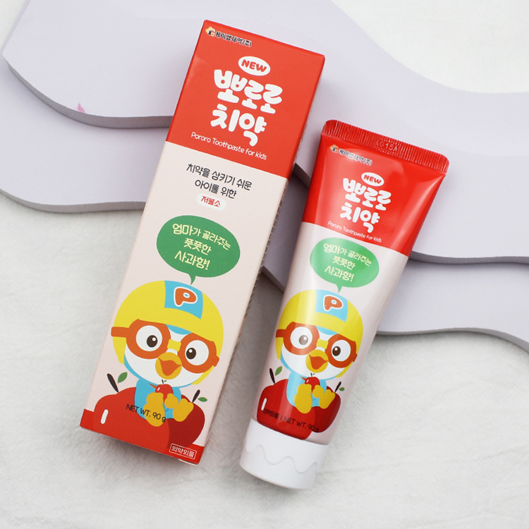 Kem đánh răng trẻ em Pororo Toothpaste For Kids Hàn Quốc 90g