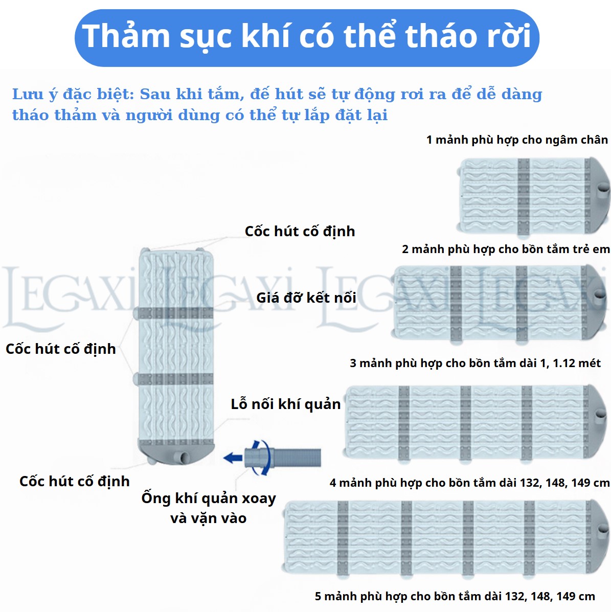Máy sục khí thủy lực bồn tắm kết hợp với ion âm, ozone làm sạch da, giảm căng thẳng, ngủ ngon otyla