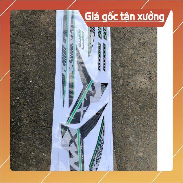 Tem rời exciter 150 xám đen