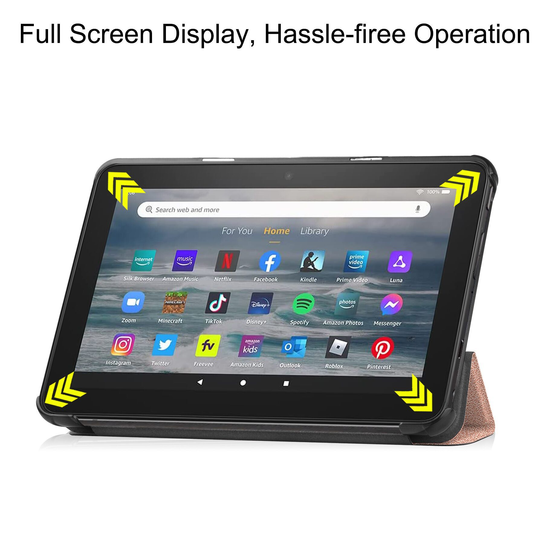 Bao Da Cover Cho Máy Tính Bảng All-new Amazon Fire 7 2022 Hỗ Trợ Smart Cover