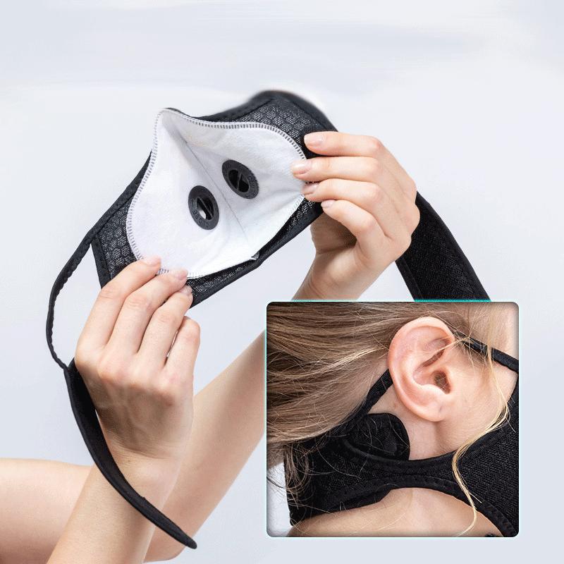 Khẩu trang thể thao chống bụi KN95 PM2.5 than hoạt tính