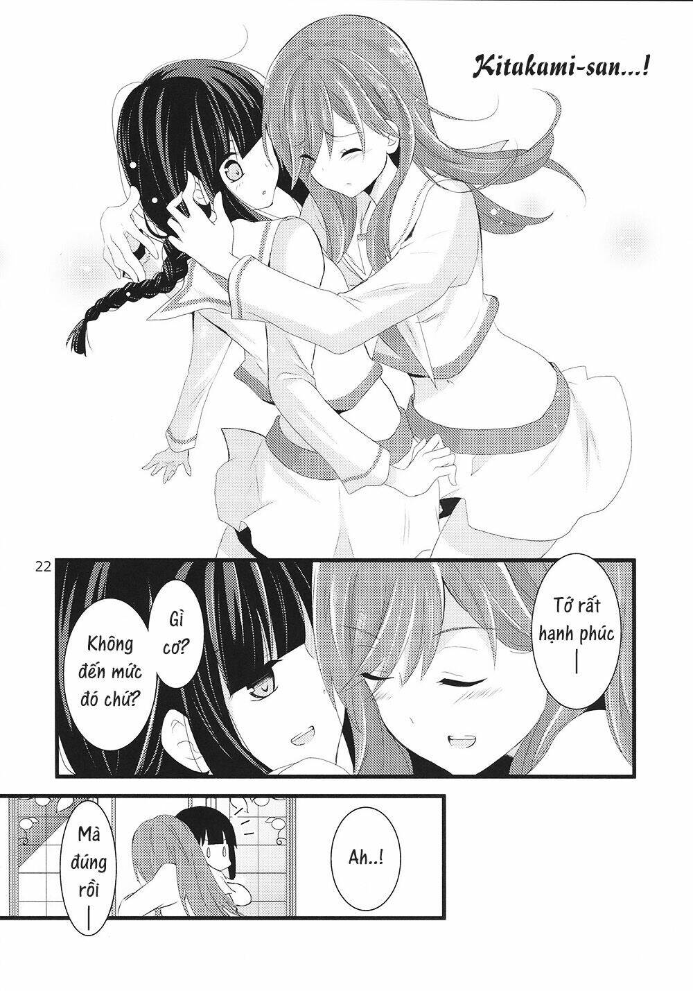 [kantai collection][kitakami x ooi] ooi's yuri marriage plan chapter 1 22