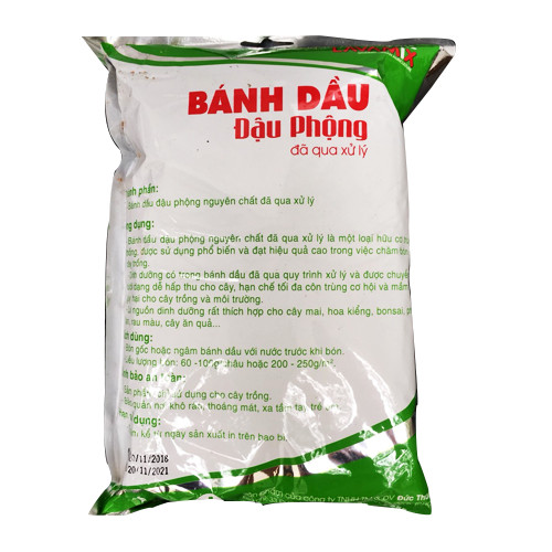 GÓI 1 KG - PHÂN BÁNH DẦU ĐẬU PHỘNG ĐÃ QUA XỬ LÝ