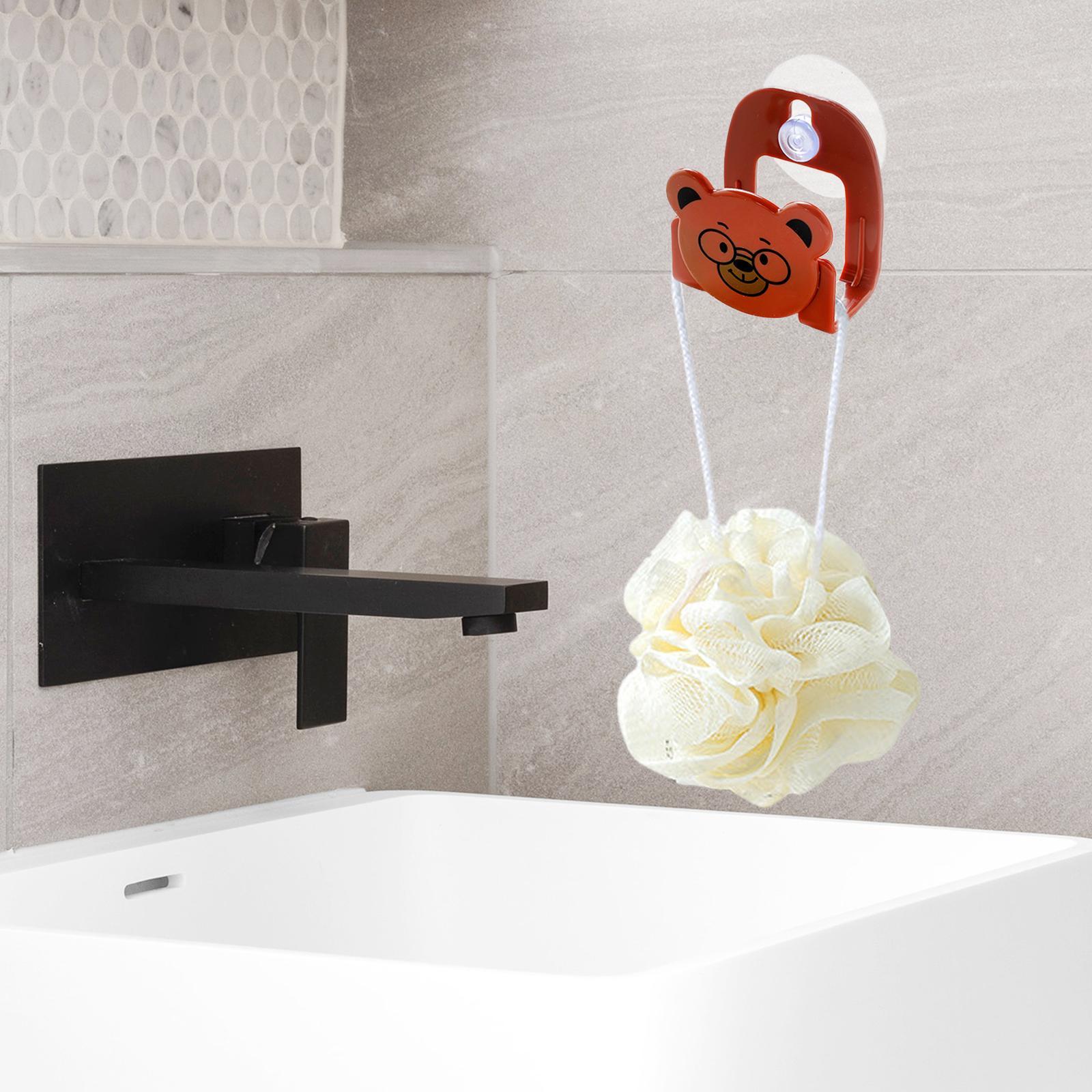Cartoon Suction Sink Drain Rack Sponge Holder Soap Shelf Hanging Basket