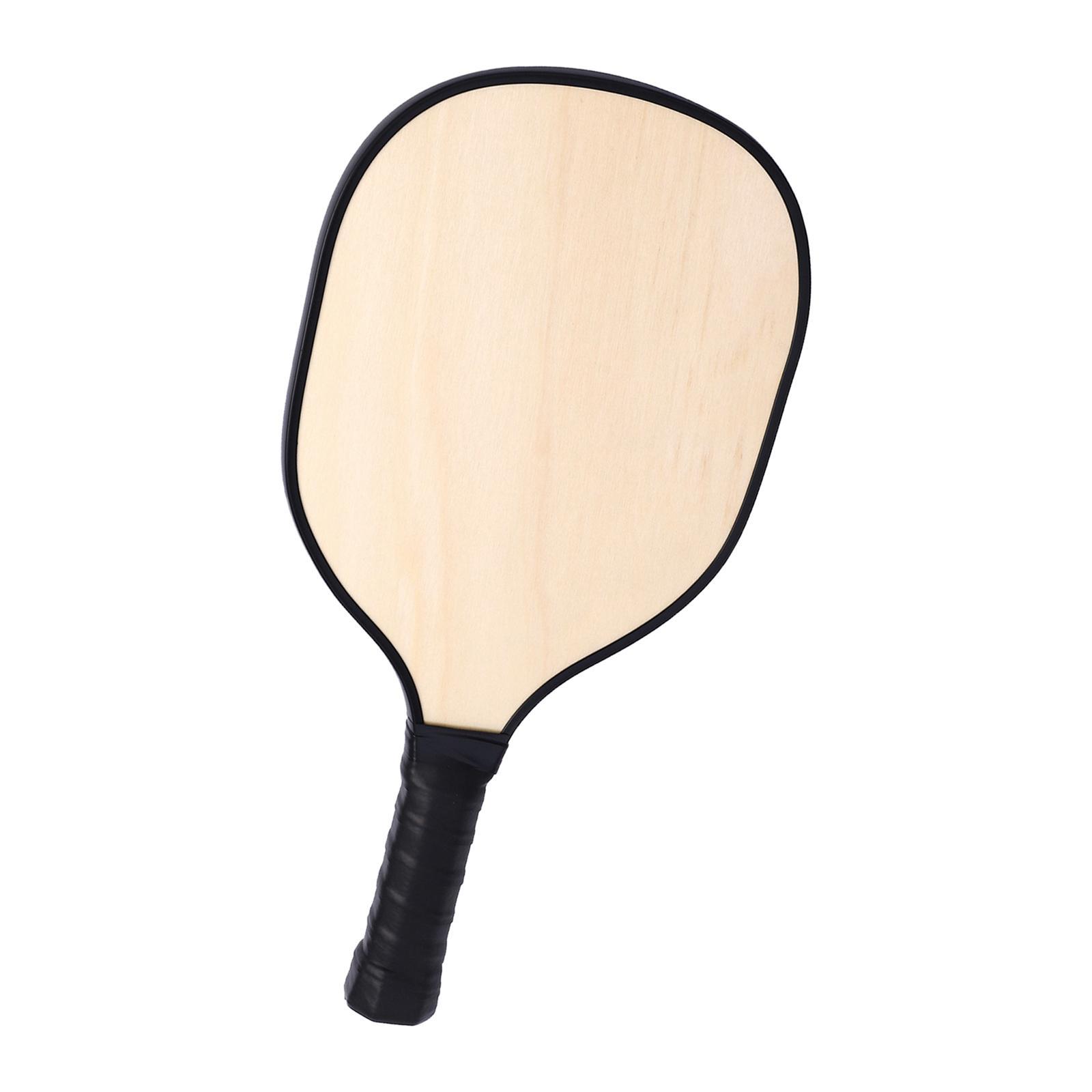 Wood Pickleball Paddles with Comfortable Gripping for Adults Play Practicing