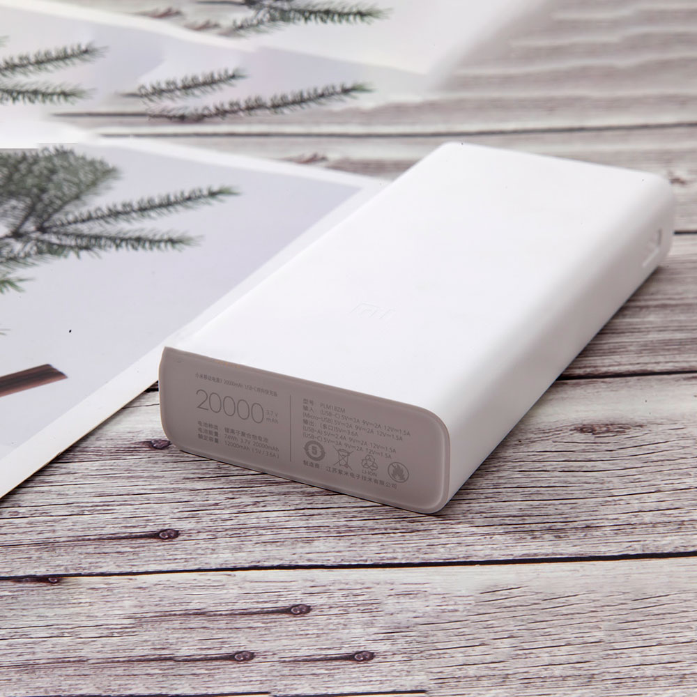 Pin sạc dự phòng Xiaomi 20000Mah gen 3 PLM18ZM - Hàng nhập khẩu