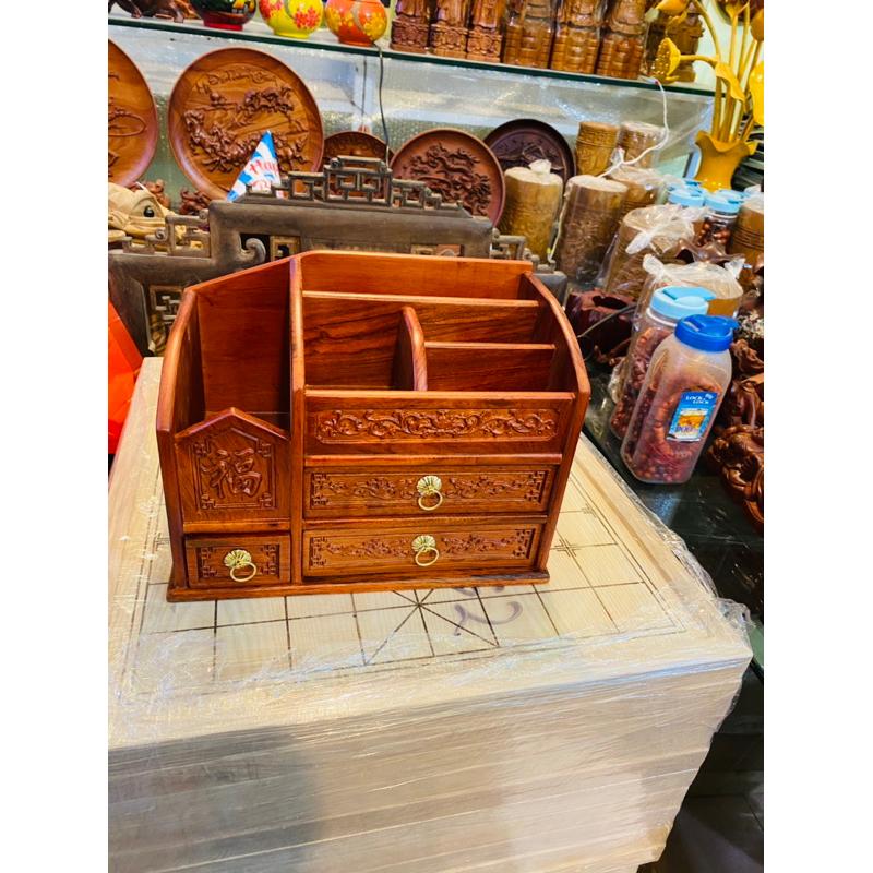 Hộp đựng đồ đa năng bằng gỗ hương